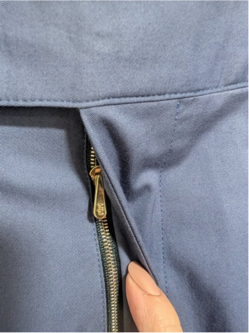 Paul Smith | Organic Blue Stretch-Cotton Twill Pleated Trousers In Blue - Picture 7 of 16